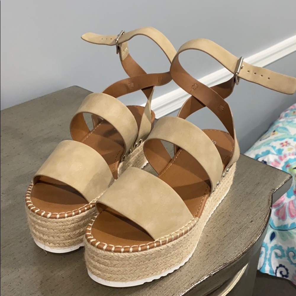 Rustic Soda Platform Espadrilles